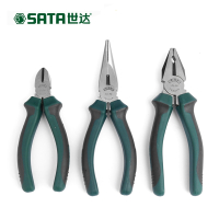 世达(SATA)五金工具6寸尖嘴钳70101A6寸斜口钳70202A钢丝钳70303A