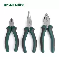 世达(SATA)五金工具6寸尖嘴钳70101A6寸斜口钳70202A钢丝钳70303A
