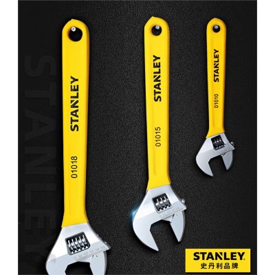 史丹利(STANLEY)活动扳手活口板子工具小型卫浴板手多功能大开口正品号