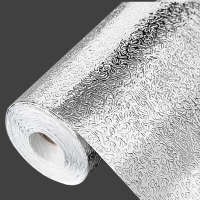 古达厨房防油贴纸防水防潮耐高温自粘橱柜灶台用油烟机加厚铝箔纸锡纸