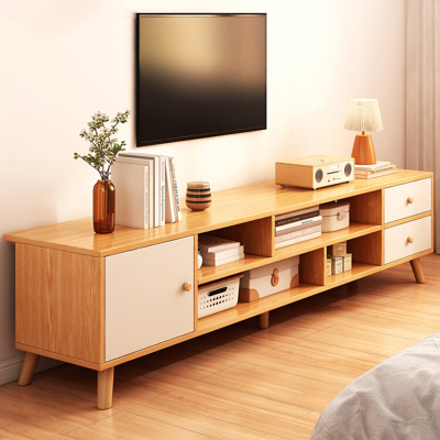 古达电视柜现代简约小户型客厅家用落地柜卧室桌子腿简易电视机柜