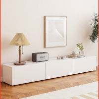 古达电视柜简约现代客厅小户型落地卧室储物地柜白色茶几电视机柜组合