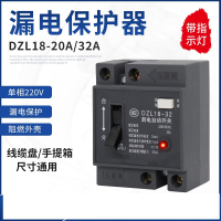 DZL18-32A20A漏电保护器线缆盘手提箱两相漏电开关工地
