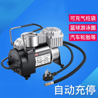 220V家用双缸电动充气泵汽车轮胎篮球气柱袋打气筒游泳圈打气机