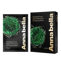 [香港直邮]泰国安娜贝拉ANNABELLA海藻面膜黑金版10片装 面贴膜 补水深层清洁