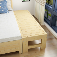 床架加宽床加长实木床松木床架法耐单人床儿童双人床拼接床可定做
