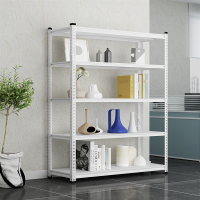 定制仓储货架法耐展示阳台家用角钢置物架多层落地黑白色超市仓库储物架子