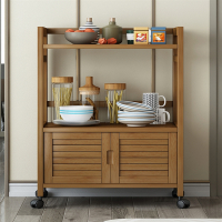 茶叶柜餐边柜法耐厨房客厅竹小茶水柜子餐厅储物柜置物架