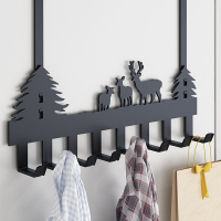 门后挂钩免钉墙上门背式壁挂架法耐(FANAI)免打孔卧室收纳衣服帽子置物架