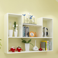 法耐(FANAI)墙上置物架免打孔壁挂式壁柜墙壁挂墙面卧室隔板书架储物简约装饰