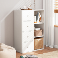 简易收纳柜小柜子储物柜置物柜法耐(FANAI)家用客厅玩具衣服整理柜多层斗柜