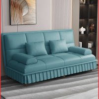 法耐多功能折叠沙发床两用小户型简约猫抓皮家用客厅公寓懒人可躺可睡