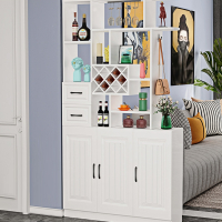 法耐玄关柜鞋柜一体进门屏风酒柜客厅隔断柜简约现代入户门厅置物柜子