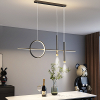 法耐(FANAI)餐厅灯吊灯现代简约轻奢长条创意设计师极简饭厅餐桌吧台灯具F179