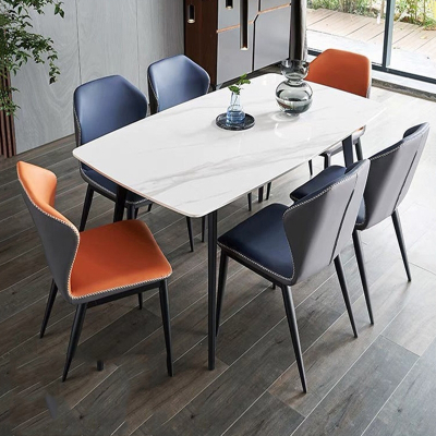 法耐(FANAI)现代简约家用岩板餐桌小户型意式桌子轻奢加厚餐桌椅组合
