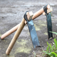 古达老式家用种花种菜工具农具小锄头户外园艺挖土挖笋小型农用除草器