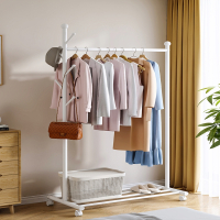 法耐(FANAI)挂衣架落地卧室简易晾衣架子移动家用室内房间衣服衣帽架杆式小型