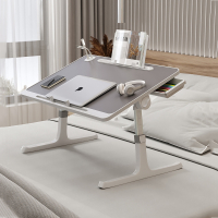 古达可折叠升降床上小桌子家用学习书桌简约卧室办公飘窗宿舍学生笔记本电脑懒人桌支架桌板儿童小书