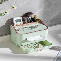 法耐(FANAI)简约北欧风桌面纸巾抽纸盒家用客厅餐厅茶几钥匙遥控器收纳盒轻奢