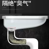古达厕所堵臭器蹲坑式卫生间便池塞子蹲坑盖堵塞器