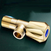 古达三角阀铜冷热水阀门开关水家用三通一进一出止分水阀