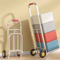 手拉车折叠便携行李拖车拉杆车小推车拉货手推车家用买菜车小拉车