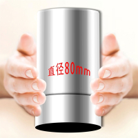 定制_直径80mm防风帽骑马卡古达燃气热水器排烟管壁挂炉烟囱煤炉烟管排气管 _304不锈钢_80x1000mm烟管
