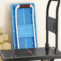 古达小推车拉货拖车折叠轻便携手拉车搬运平板车家用取快递手推车