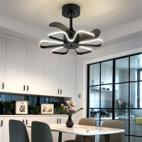 锦兆家居风扇灯年吊扇灯餐厅饭厅卧室电扇灯一体