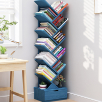 聚宸兴简约现代儿童书架置物架落地靠墙树形简易小型客厅书柜子收纳家用