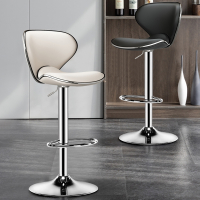 古达吧台椅家用可升降高脚凳吧台凳现代简约酒吧椅收银前台靠背吧凳子