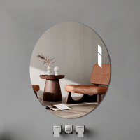 古达家用贴墙自粘高清亚克力软镜子卫生间壁挂浴室镜卧室免打孔全身镜