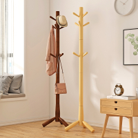 衣架落地衣帽架卧室家用挂衣架立构家具简易立式挂衣杆衣服室内挂包架