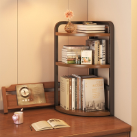 书架桌面置物架简易聚宸兴办公室桌上转角架子书桌收纳拐角墙角小型书柜