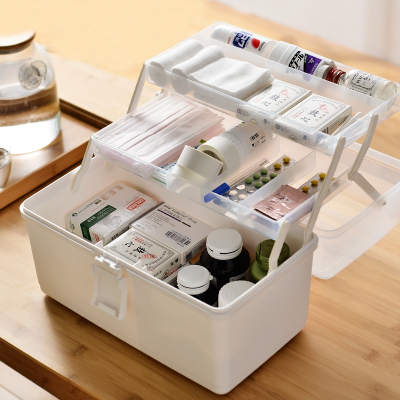 法耐药箱家庭装家用大容量多层医药箱应急医护医疗收纳药品药物收纳盒