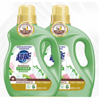 超能植沐悦色洗衣液植物氨基酸 留香家用补充装_9.5斤装2.38kg2瓶