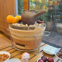 法耐烧烤炭炉烤网柴烧窑变烤茶罐陶壶煮茶煮水围炉煮茶中式打边碳炉