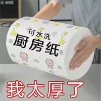 法耐懒人抹布干湿两用家用清洁用品厨房用纸专用纸巾一次性洗碗布吸水_特大粗卷用1000-2000次反复用