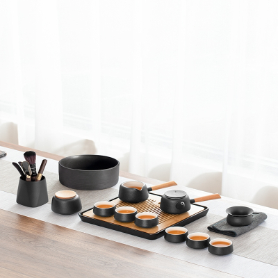 法耐(FANAI)功夫茶具套装家用客厅简约陶瓷干泡茶盘轻奢现代小套礼盒