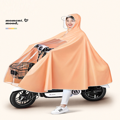 法耐(FANAI)电动电瓶车雨衣男女款单人新式摩托自行车专用长款