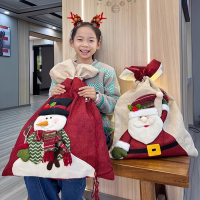 法耐(FANAI)圣诞节大号圣诞袜子老人雪人礼物袋礼品袋果包装盒糖果苹果袋
