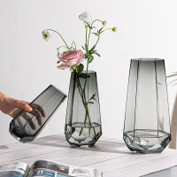 法耐(FANAI)高级感ins风玻璃花瓶透明水养插花瓶鲜花玫瑰百合花客厅摆件欧式