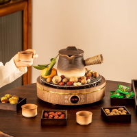 邦可臣围炉煮茶器具套家用室内烤奶壶罐罐茶煮茶器茶具套装