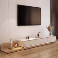 法耐(FANAI)北欧电视柜茶几组合简约现代轻奢小户型地柜原木色可伸缩电视机柜