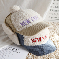 儿童护耳鸭舌帽秋冬季棒球帽男童潮冬天保暖帽子时尚女童韩版洋气