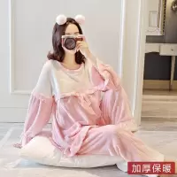 月子服智扣秋冬棉哺乳期产后冬季产妇出院服坐月子家居套装孕妇睡衣