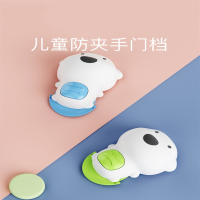 儿童安全防夹手门卡智扣门夹宝宝防风门阻硅胶门档门塞门缝止关器_三色装