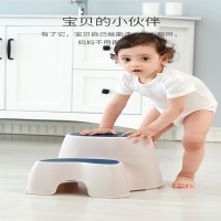 儿童凳子智扣宝宝踩脚椅子小板凳洗手台阶垫脚凳小孩阶梯凳防滑脚踏凳 珊瑚红（不可拆分）