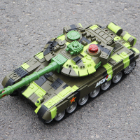 超大遥控坦克履带式可发射智扣对战模型儿童充电动男孩汽车越野车玩具