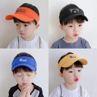 春夏季儿童防晒遮阳帽智扣空顶帽子男女童出游鸭舌帽透气帽宝宝太阳帽